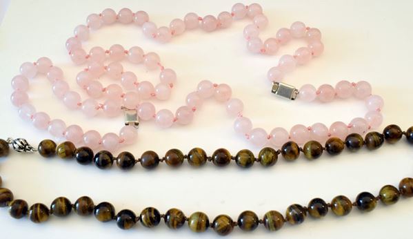 



COLLANA E BRACCIALE DI QUARZO ROSA