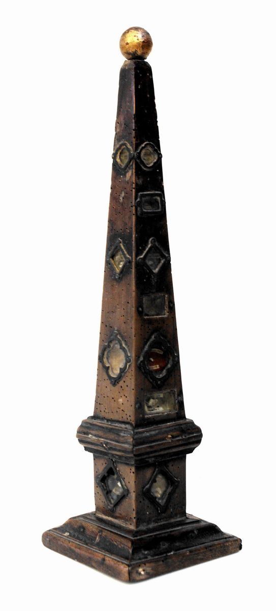 



Obelisco reliquiario, sec. XVIII  - Asta GIOIELLI, ARGENTI, ARREDI, OGGETTI D'ARTE E DIPINTI - Poggio Bracciolini Casa d'Aste