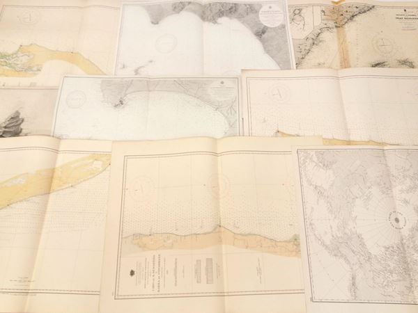 



Ventidue carte nautiche, inizi sec. XX 
