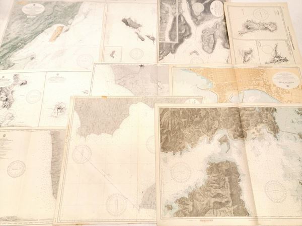 



Ventidue carte nautiche, inizi sec. XX 