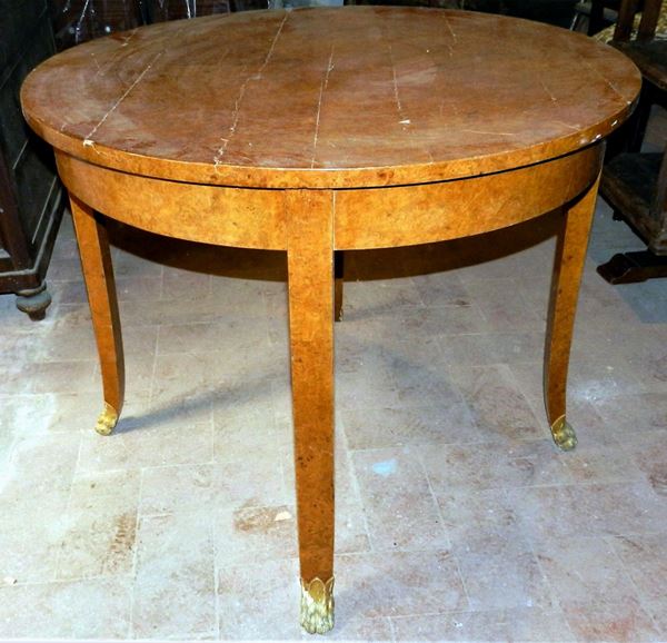 Tavolo circolare, Biedermeier