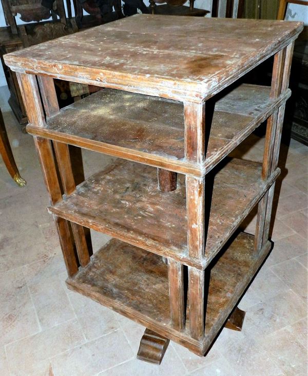 Libreria girevole, sec. XIX  - Asta ANTIQUARIATO, COLLECTIBLES, GIOIELLI - Poggio Bracciolini Casa d'Aste