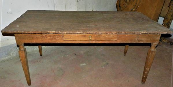 Tavolo, sec. XIX  - Asta ANTIQUARIATO, COLLECTIBLES, GIOIELLI - Poggio Bracciolini Casa d'Aste