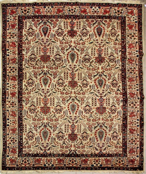 



Tappeto persiano, sec. XX  - Asta GIOIELLI, ARGENTI, ARREDI, OGGETTI D'ARTE E DIPINTI - Poggio Bracciolini Casa d'Aste
