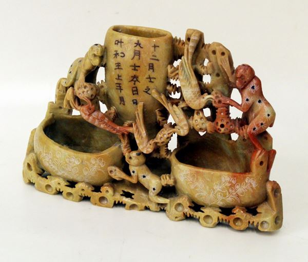 



Sciacqua pennelli, arte orientale, sec. XX