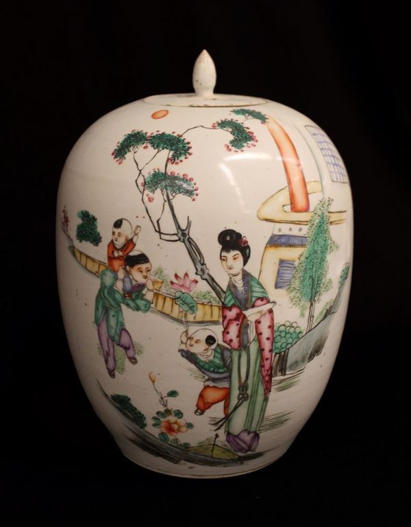 



Potiche, Cina, dinastia Qing, regno Kuang Hsu,