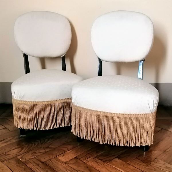 



Coppia di poltroncine, sec. XX