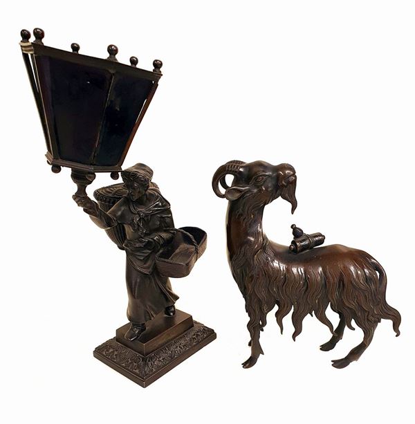 



Due soprammobili, sec. XIX  - Asta COLLECTIBLES, Mobili, Arredi e Dipinti dal secolo XVI al XX - Poggio Bracciolini Casa d'Aste