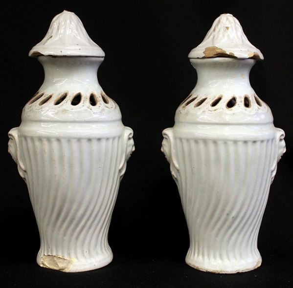 



Coppia di vasetti, Veneto, sec. XVIII