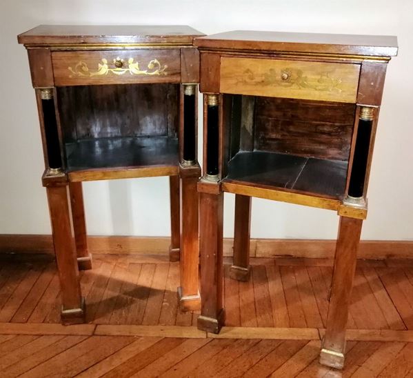 



Coppia di comodini, sec. XIX  - Asta ANTIQUARIATO, COLLECTIBLES, GIOIELLI - Poggio Bracciolini Casa d'Aste