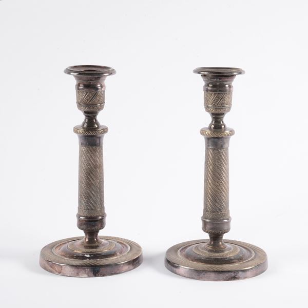 



COPPIA DI CANDELABRI, SEC. XX