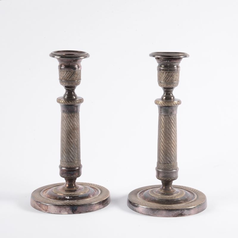 COPPIA DI CANDELABRI, SEC. XX
