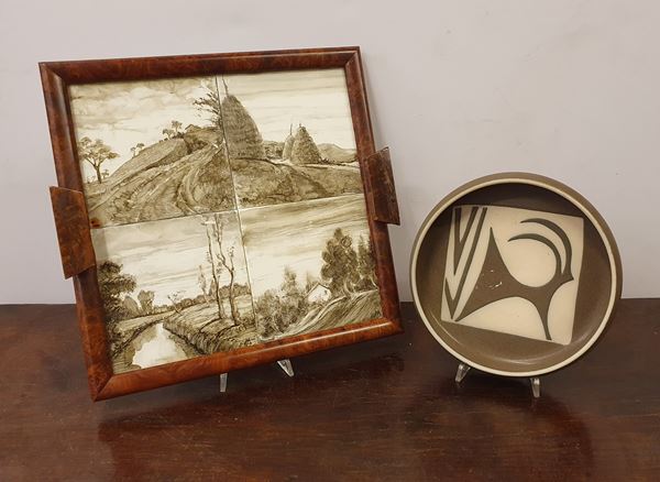 Vassoio, inizi sec. XX  - Asta MOBILI, ARREDI E OGGETTI D'ARTE - Poggio Bracciolini Casa d'Aste