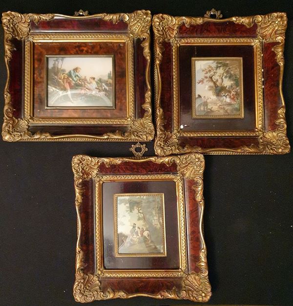 Tre miniature, sec. XX