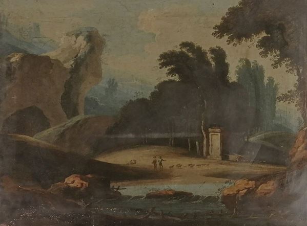 Scuola italiana, inizi sec. XX  - Asta DIPINTI ANTICHI E DEL SECOLO XIX - Poggio Bracciolini Casa d'Aste