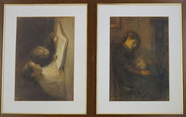 Scuola italina del sec. XX  - Asta DIPINTI, DISEGNI E STAMPE DAL XVII AL XX SECOLO - Poggio Bracciolini Casa d'Aste