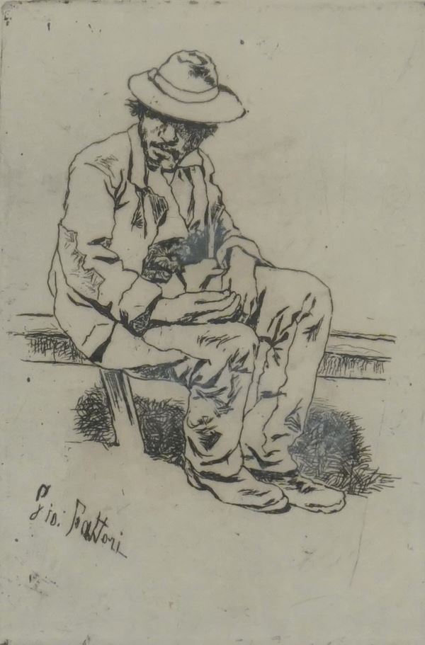 Giovanni Fattori  - Asta L'ARTE DELLA PITTURA, DEL DISEGNO E DELLA STAMPA: OPERE DAL XVII AL XX SECOLO - Poggio Bracciolini Casa d'Aste