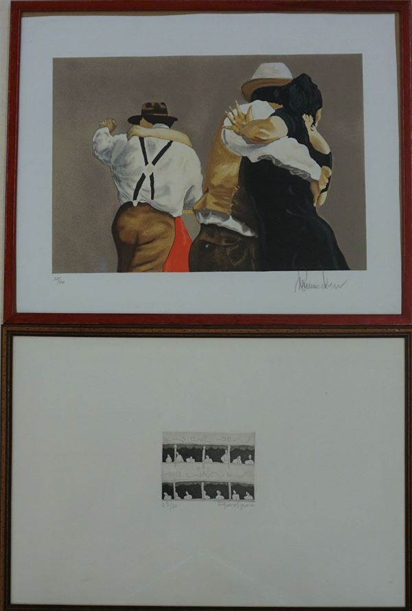 Scuola del sec. XX  - Asta L'ARTE DELLA PITTURA, DEL DISEGNO E DELLA STAMPA: OPERE DAL XVII AL XX SECOLO - Poggio Bracciolini Casa d'Aste