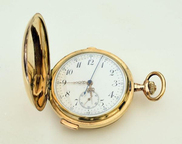 



OROLOGIO DA TASCA SAVONETTE IN ORO 12KT , RIPETIZIONE