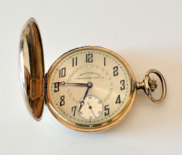 



OROLOGIO DA TASCA SAVONETTE ORO 12KT ,CORGEMONT WATCH