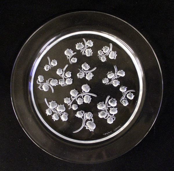 



Piatto, sec. XX, manifattura Lalique