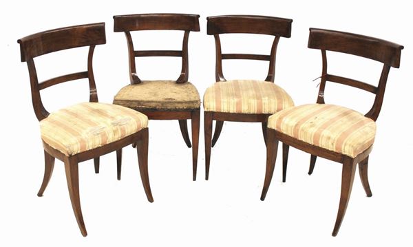 



Quattro sedie, Lucca, sec. XIX  - Asta ANTIQUARIATO, COLLECTIBLES, GIOIELLI - Poggio Bracciolini Casa d'Aste
