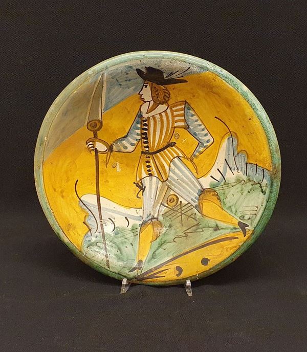 



Piatto Arlecchino, Montelupo, secolo XVII