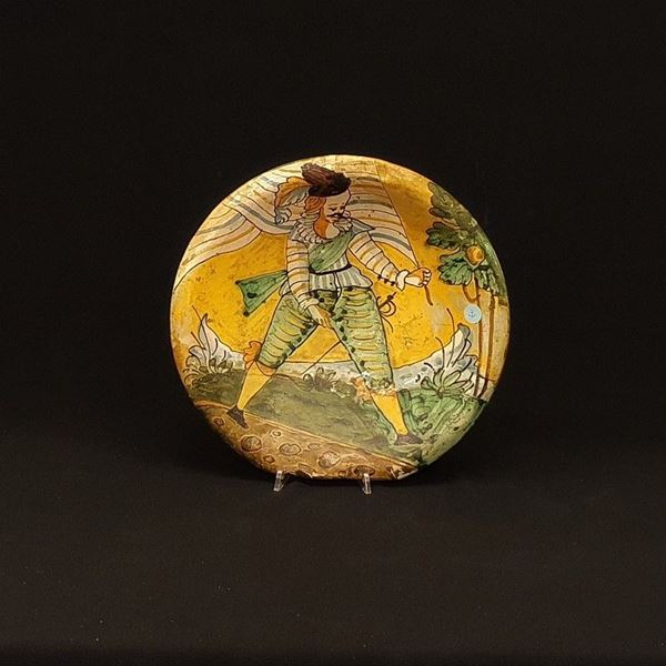 



Piatto, Arlecchino, Montelupo, secolo XVIII