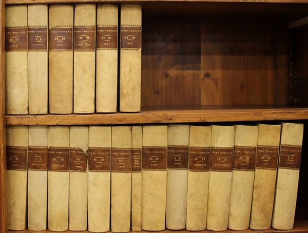 



Legge. Tesoro del foro toscano o sia Raccolta delle decisioni del Supremo Consiglio e delle Regie Ruote civili delle prime appellazioni della Toscana Opera dell'avv. Lorenzo Cantini