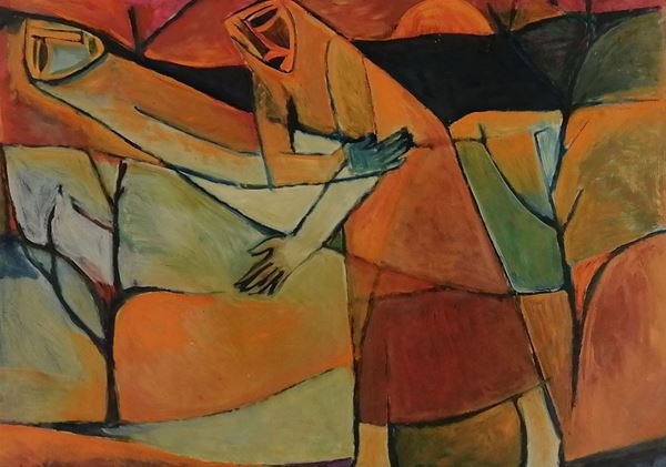 Scuola del sec. XX  - Asta DIPINTI ANTICHI E DEL SECOLO XIX - Poggio Bracciolini Casa d'Aste