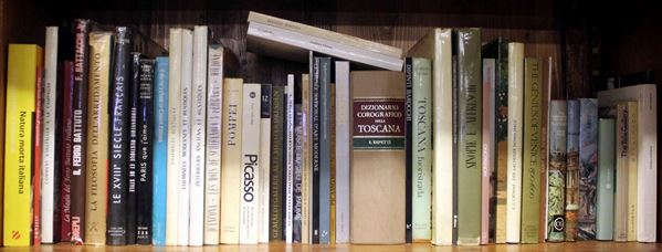 



Lotto di libri, principalmente a tema artistico