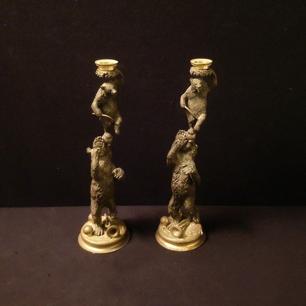 



Coppia di candelieri, inizi sec. XX  - Asta MOBILI, ARREDI E OGGETTI D'ARTE - Poggio Bracciolini Casa d'Aste