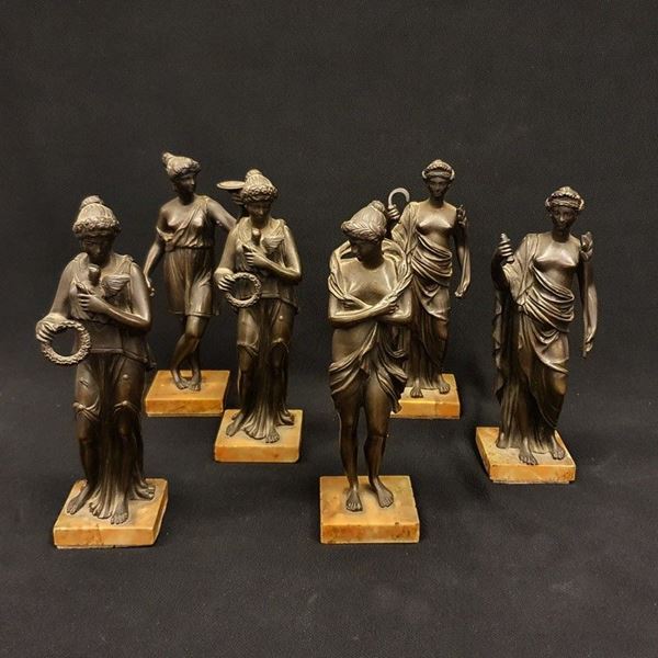 



Sei figure, Francia, sec. XIX