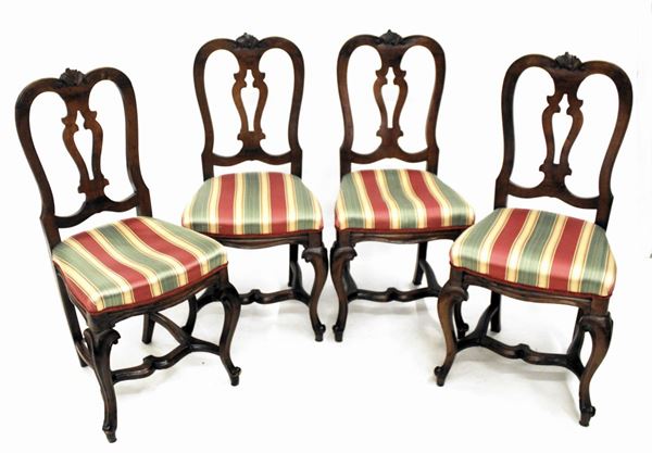 



Quattro sedie, in stile 700  - Asta ARREDI, OGGETTI D'ARTE, GIOIELLI E ARGENTI - Poggio Bracciolini Casa d'Aste