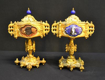 Coppia di Coppe, Francia, Sec. XIX, Periodo Impero
