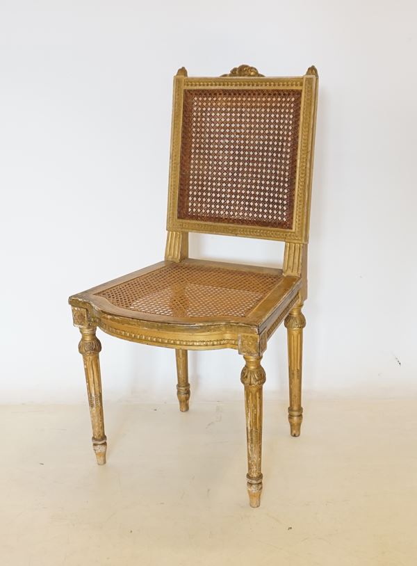 Sedia, in stile Luigi XVI  - Asta MOBILI, ARREDI E OGGETTI D'ARTE - Poggio Bracciolini Casa d'Aste