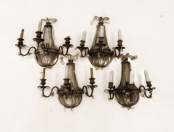 



Quattro appliques, sec. XIX