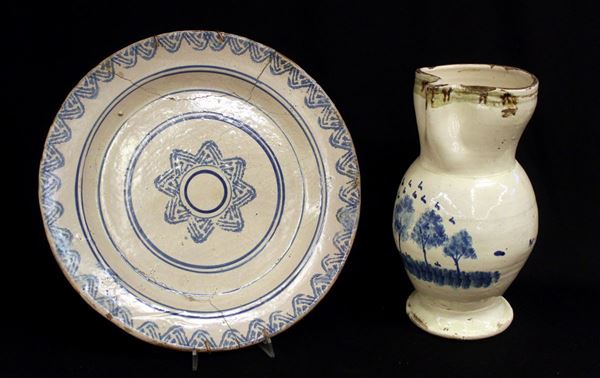



Grande piatto e brocca, sec. XIX  - Asta ARREDI, OGGETTI D'ARTE, GIOIELLI E ARGENTI - Poggio Bracciolini Casa d'Aste