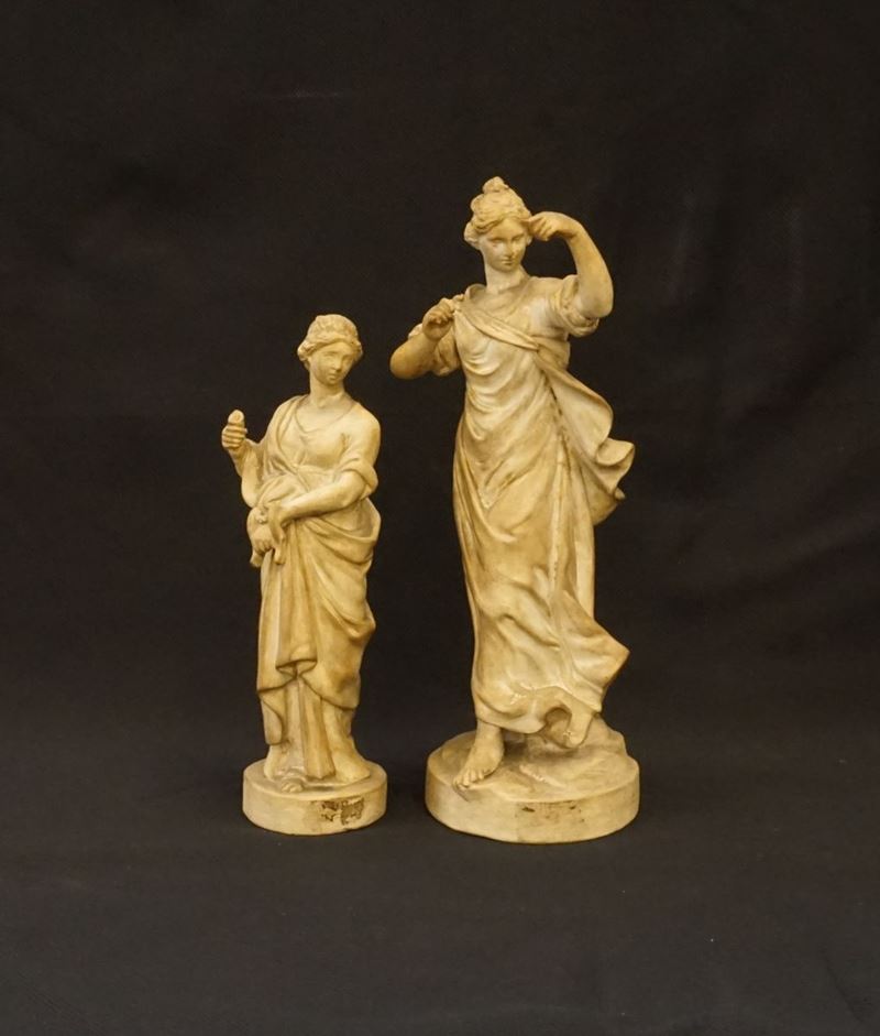 Due Sculture di Gusto Neoclassico