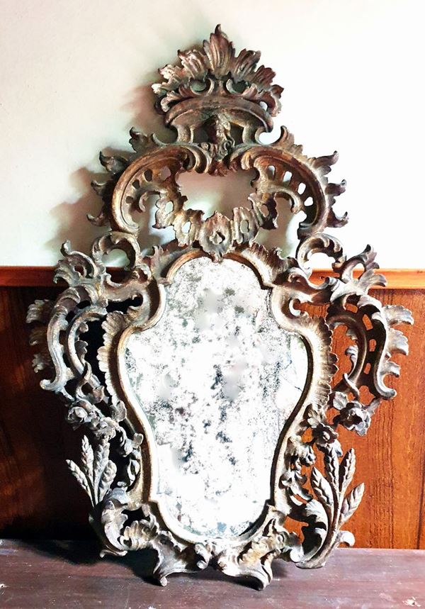 Specchiera, sec. XIX  - Asta COLLECTIBLES, Mobili, Arredi e Dipinti dal secolo XVI al XX - Poggio Bracciolini Casa d'Aste