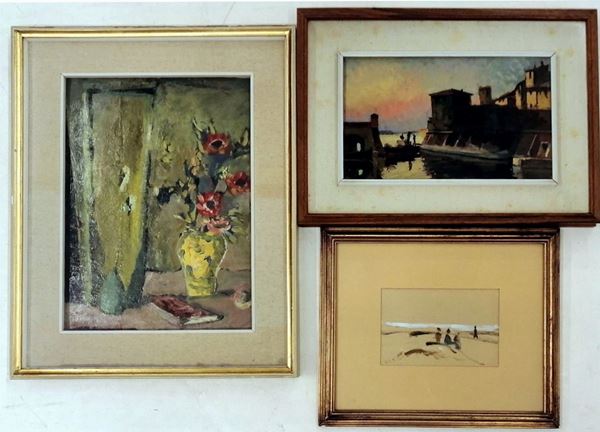 Scuola italiana, sec. XX  - Asta COLLECTIBLES, Mobili, Arredi e Dipinti dal secolo XVI al XX - Poggio Bracciolini Casa d'Aste