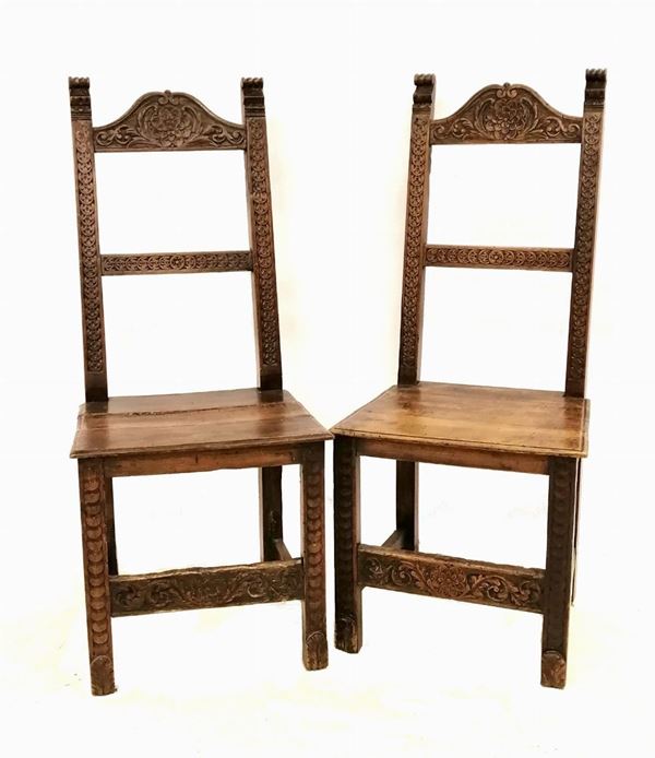 



Coppia di sedie, in stile 700  - Asta ARREDI, OGGETTI D'ARTE, GIOIELLI E ARGENTI - Poggio Bracciolini Casa d'Aste