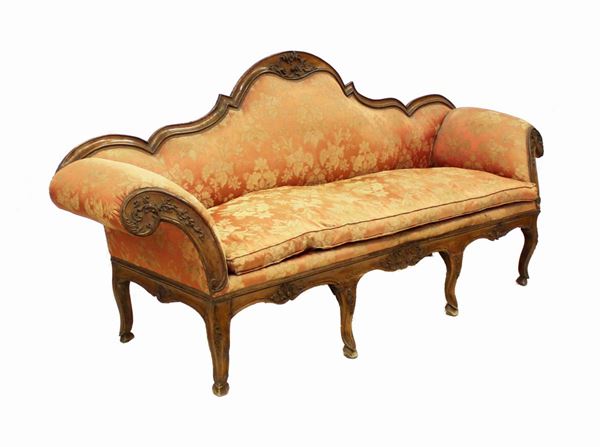 



Divano, Lombardia, sec. XVIII  - Asta COLLECTIBLES, Mobili, Arredi e Dipinti dal secolo XVI al XX - Poggio Bracciolini Casa d'Aste
