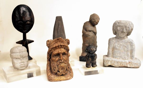 Lotto di sculture, sec. XX