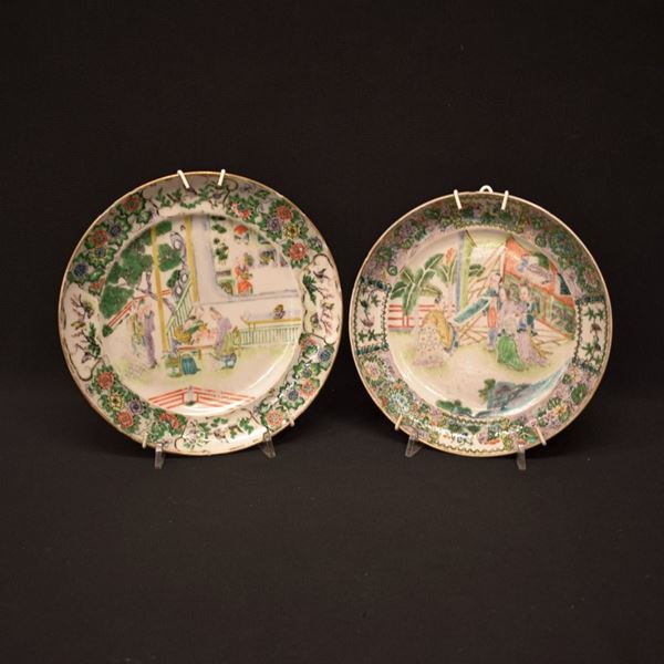 



Due piatti, arte orientale, sec. XIX