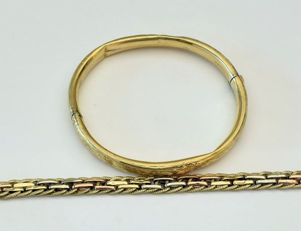 



DUE BRACCIALI IN ORO&nbsp; 18KT  - Asta GIOIELLI, ARGENTI E MONETE - Poggio Bracciolini Casa d'Aste