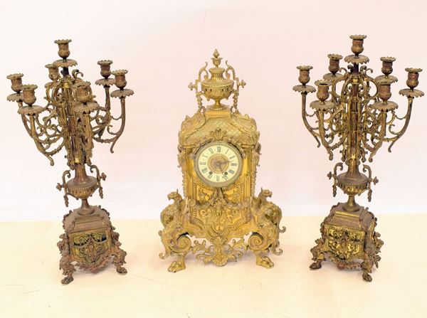 



Orologio soprammobile , fine sec. XIX