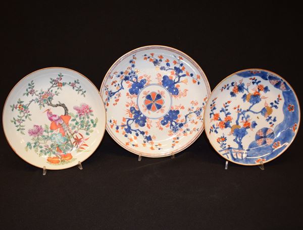 



Tre piatti Cina sec. XVIII/XIX