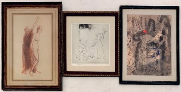Scuola del sec. XX  - Asta COLLECTIBLES, Mobili, Arredi e Dipinti dal secolo XVI al XX - Poggio Bracciolini Casa d'Aste