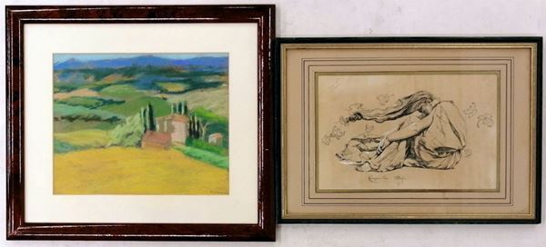 Scuola del sec. XIX  - Asta COLLECTIBLES, Mobili, Arredi e Dipinti dal secolo XVI al XX - Poggio Bracciolini Casa d'Aste